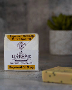 Natural Unscented Rapeseed Oil Soap Lovesome Oil